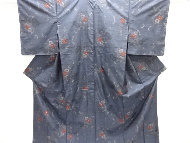 Japanese Kimono / Tsumugi Omeshi Silk